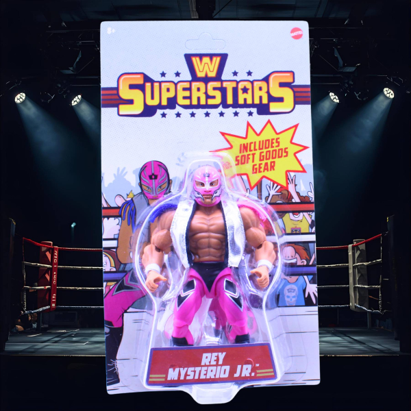 WWE Superstars Rey Mysterio Jr. Figur Mattel 2024 OVP | Hoppla-Stuff